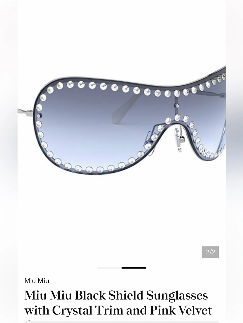 In Search Of Miu Miu Sunglasses